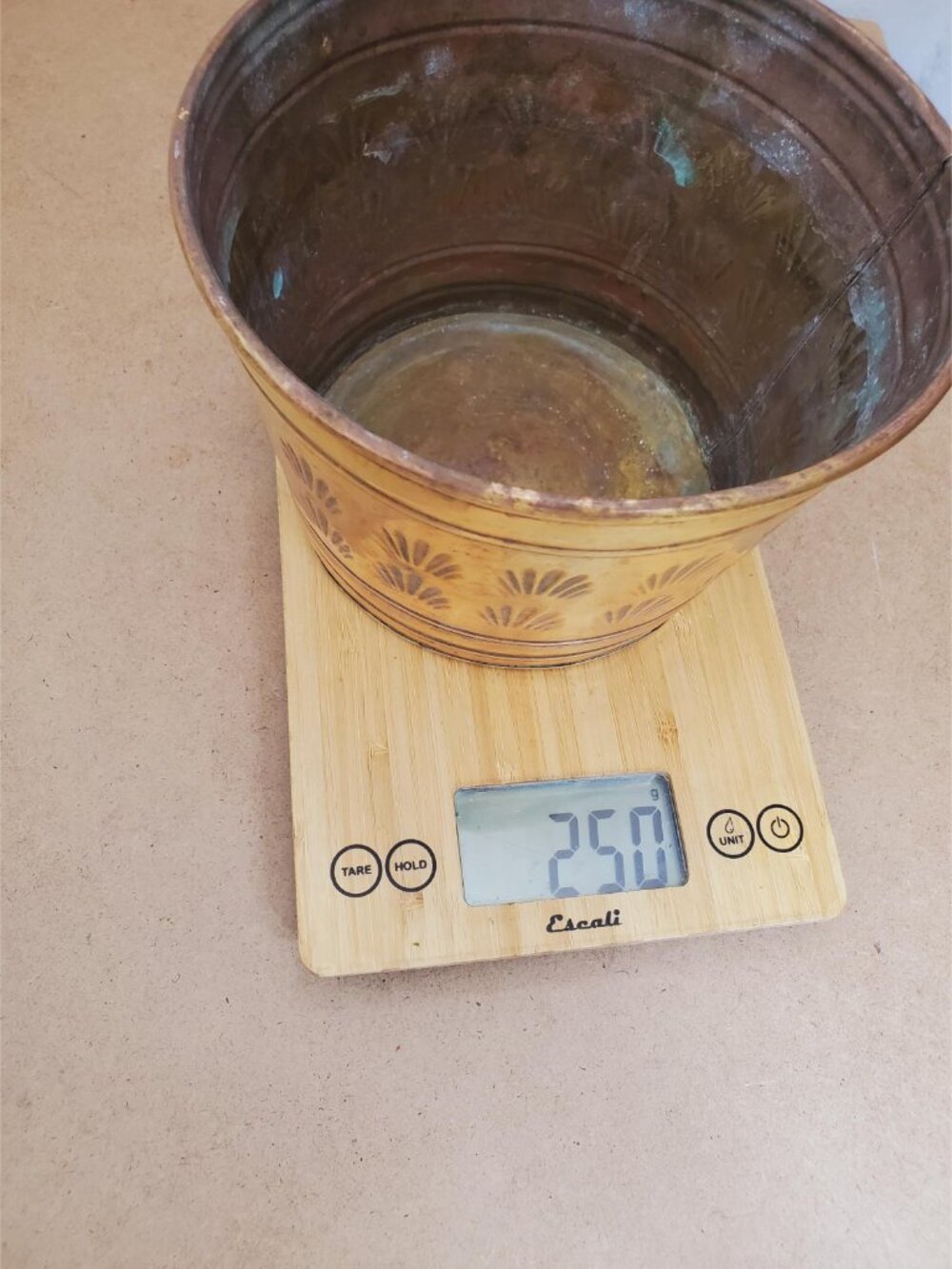 Vintage 1980s brass Planter, Plant Holder, Succulent Pot, brass Plant Pot, brass - Picture 8 of 8
